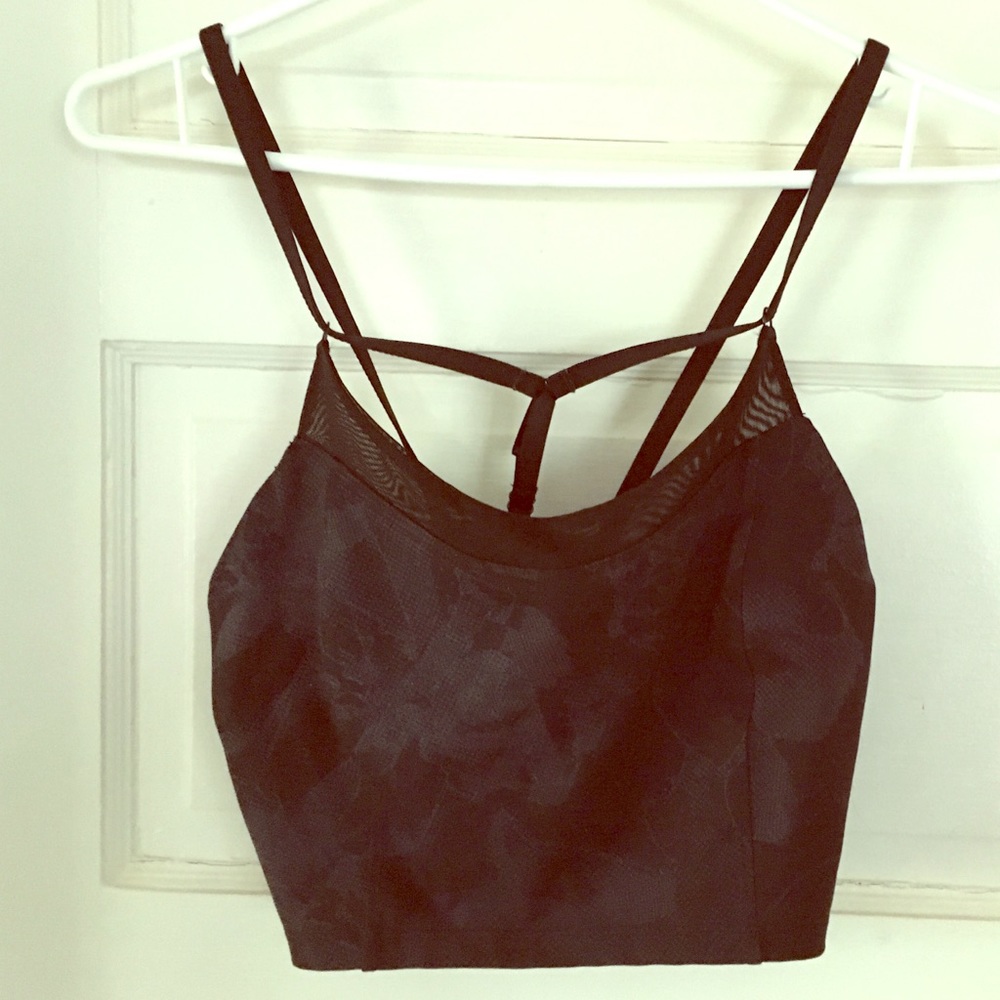 Old Navy Crop Top with built in sports bra, medium